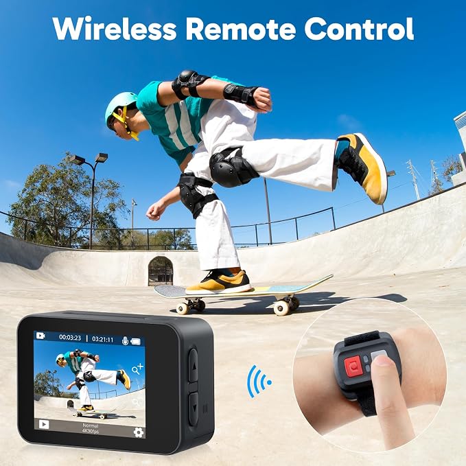 AKASO V50X Native 4K30fps WiFi Action Camera - Image 6