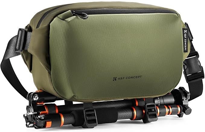 K&F CONCEPT Camera Sling Bag Crossbody Bag Waterproof Camera Shoulder Backpack by KFCONCEPT