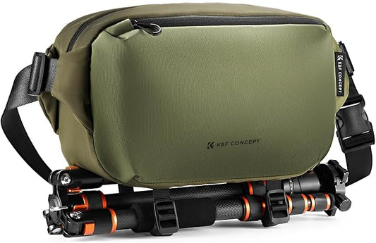 K&F CONCEPT Camera Sling Bag Crossbody Bag Waterproof Camera Shoulder Backpack by KFCONCEPT