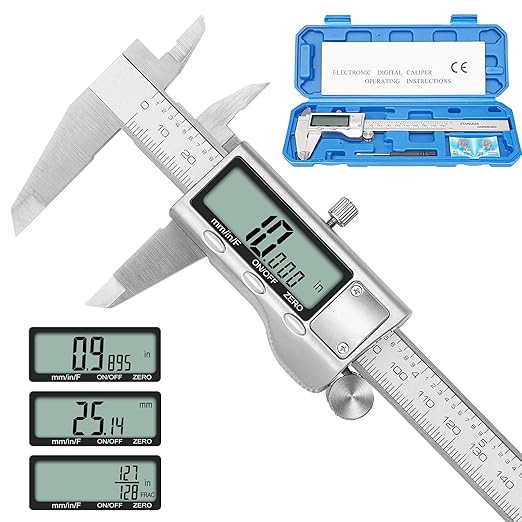 Digital Caliper, Sangabery 6 inch Stainless Steel Caliper Measuring Tool by Sangabery