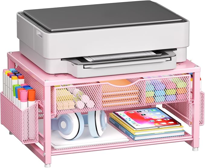 Marbrasse Metal Printer Stand for Desk by Marbrasse