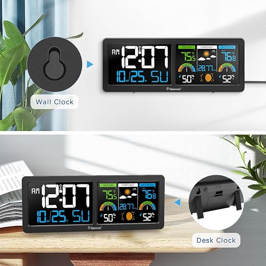 Geevon Weather Stations Wireless Indoor Outdoor Thermometer - Image 9