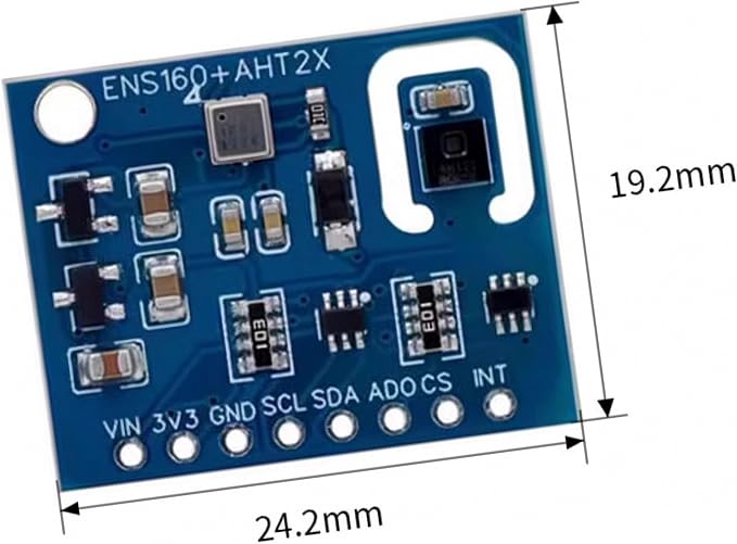 1pcs ENS160+AHT21 Air Quality & Environmental Sensor Module – Multi-Gas - Image 2