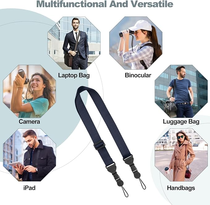 Adjustable Shoulder Strap, Comfortable Camera Strap, Neck Lanyard - Image 5