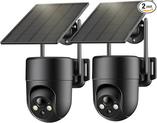 ELYSOO Security Cameras Wireless Outdoor, 2K Color Night Vision, Solar Camera by Unknown