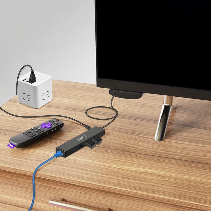 Smays Ethernet Adapter for onn Android TV 4K Streaming Device Box - Image 2