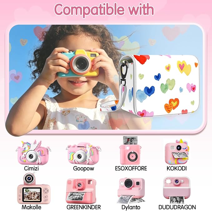Kids Instant Print Camera Case Bag Compatible - Image 2