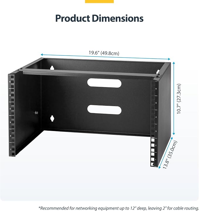 StarTech.com 6U Wall Mount Network Rack - Image 6