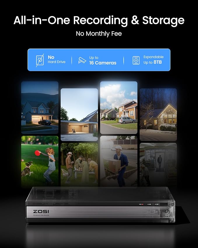 ZOSI H.265+ 16 Channel Security Camera System - Image 6