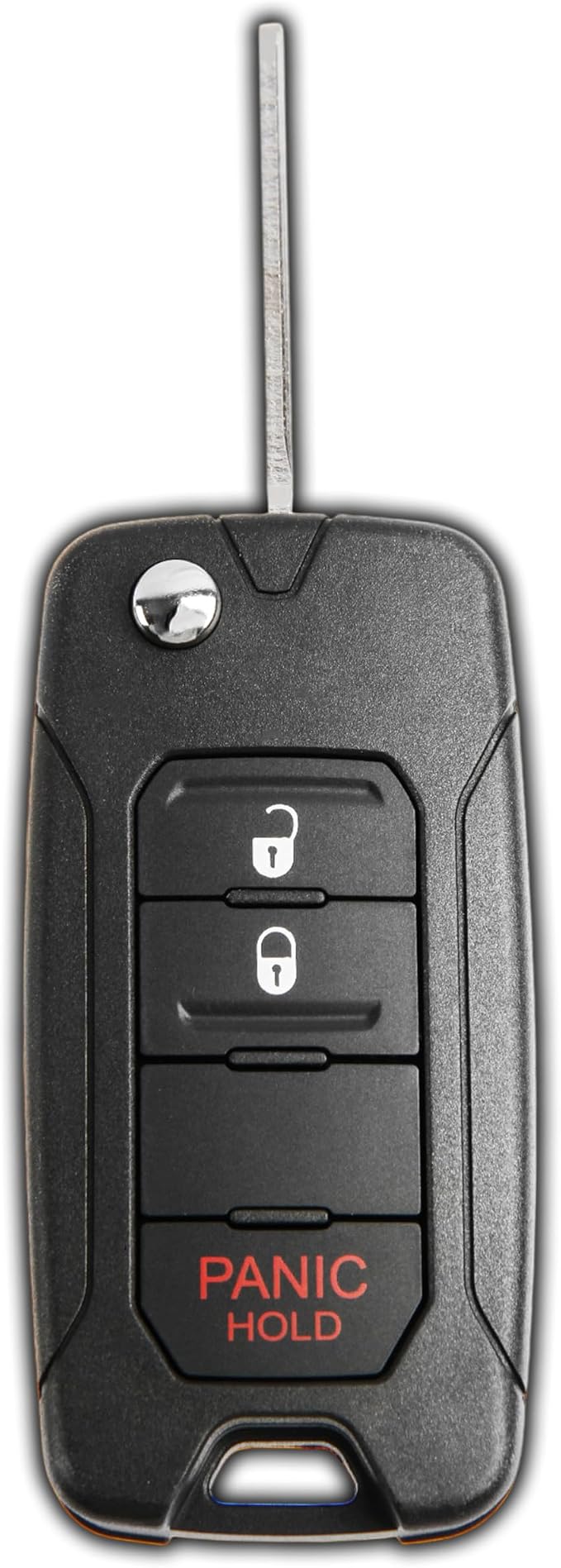 KeylessOption Keyless Entry Remote Control Car Flip Key Blade Fob Uncut Blank by KeylessOption