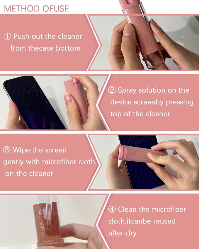 Touchscreen Mist Cleaner Screen Cleaner Spray Bottle Tool Screen Cleaner - Image 3