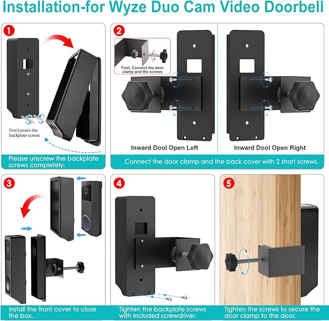 Anti-Theft Video Doorbell Mount - Image 6