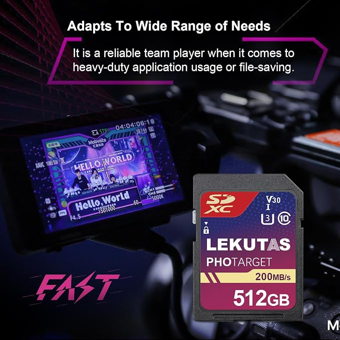 512GB SDXC UHS-I Memory Card - Image 4