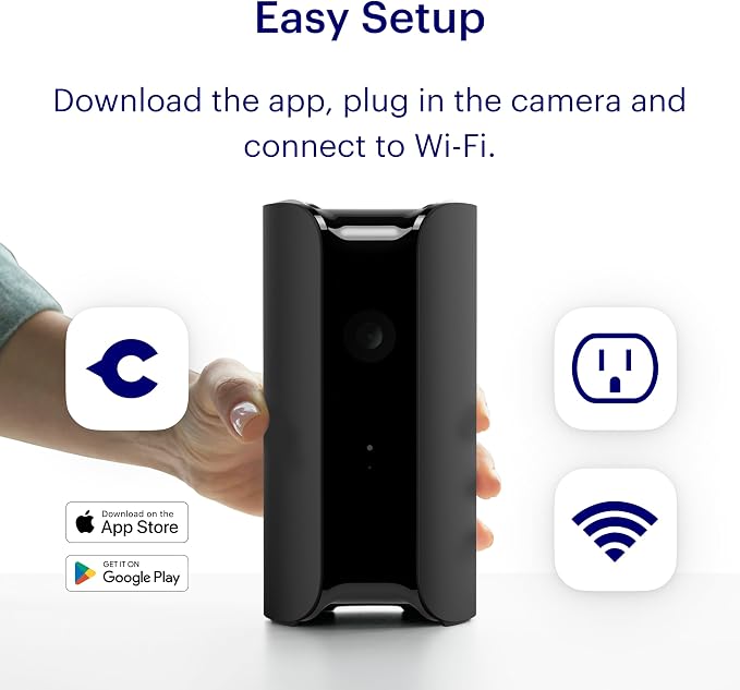 Canary View Indoor Home Security Camera 1080p HD WiFi IP | 24/7 Watch Live Video - Image 5