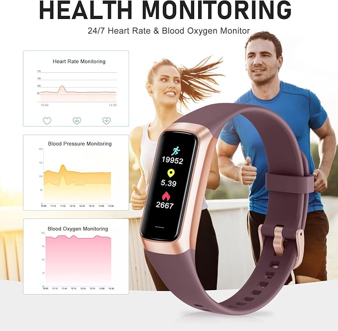 Fitness Tracker with 24/7 Heart Rate, Health Tracker with Step Counter Calories - Image 3