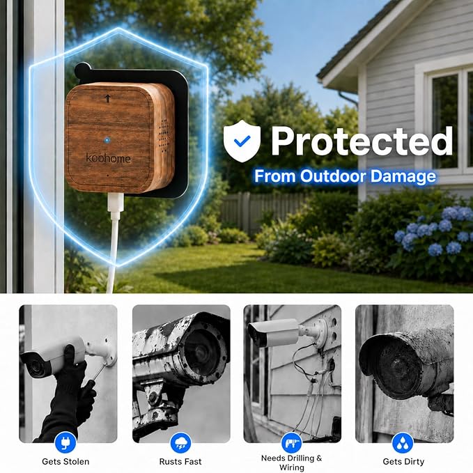 5MP 3K Window Camera 2 Pack for Indoor & Outdoor Home Security, Magnetic Mount - Image 5