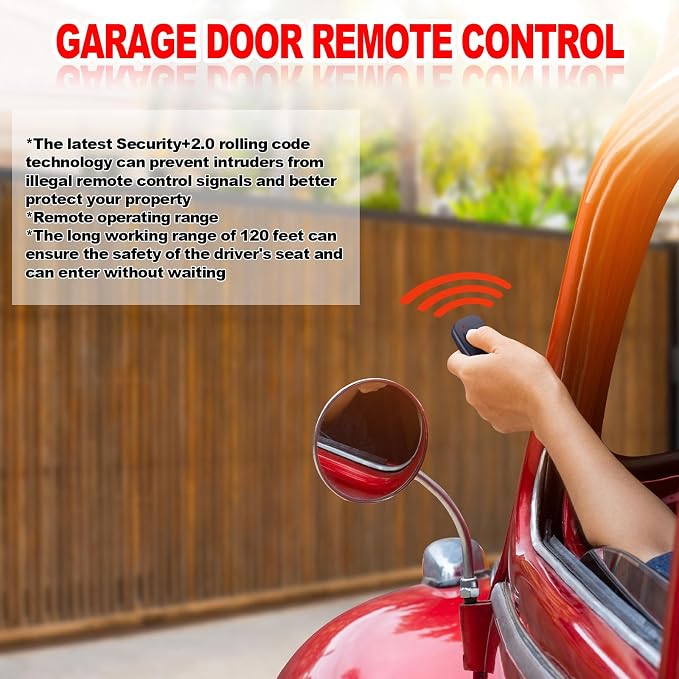 Kingdder 3 Pieces Gate Opener Remote Compatible - Image 5