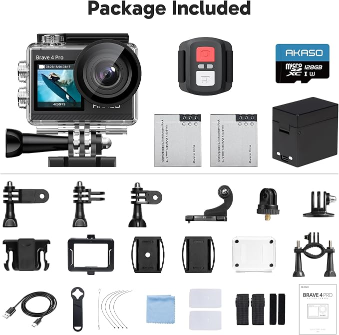 AKASO Brave 4 Pro 4K30 Action Camera - Image 9