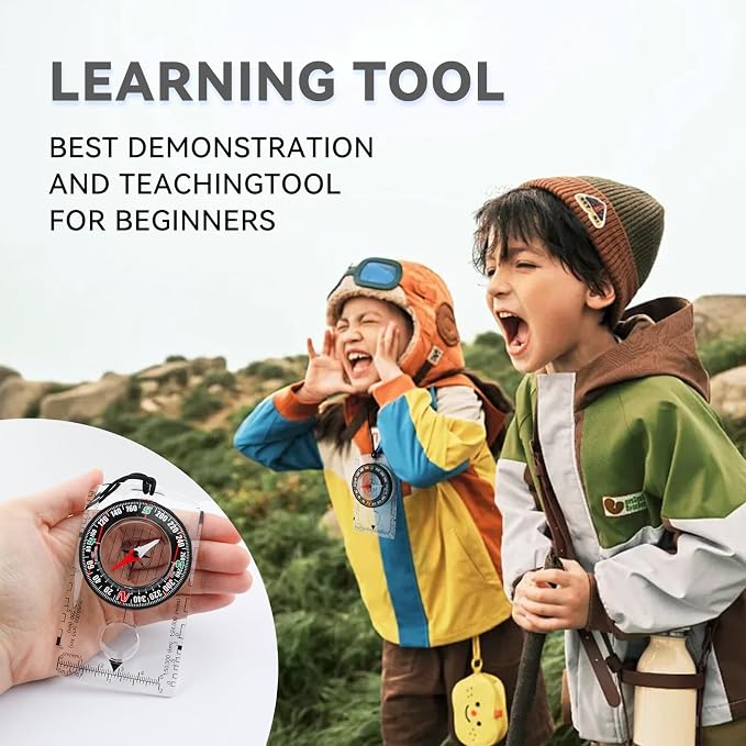 Compass Hiking Survival, Wilderness Survival Compass - Image 6