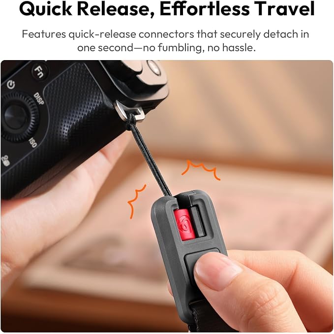 ULANZI YF01 Camera Strap with Built-in USB-C Data Cable, 3-in-1 Quick Release - Image 8