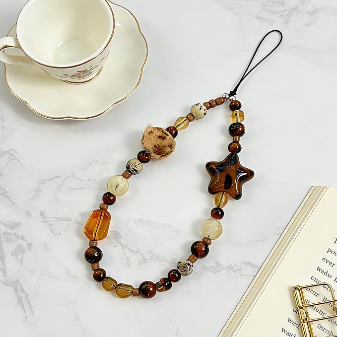 Cute Beaded Camera Wrist Strap for Phone, Digital Camera Charm Lanyard - Image 6