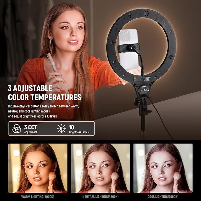 NEEWER Entry Level Version 10.5" Desk Ring Light - Image 3