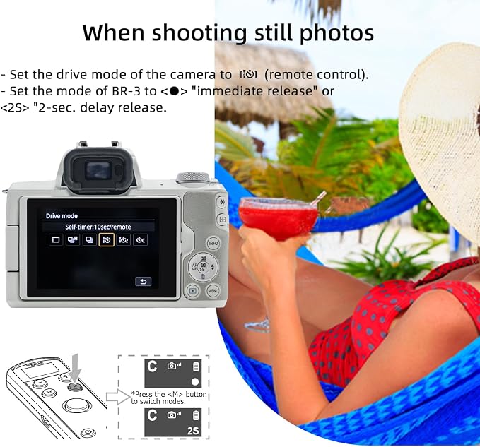 for Canon Rechargeable Wireless Shutter Release, Camera Remote Control - Image 5