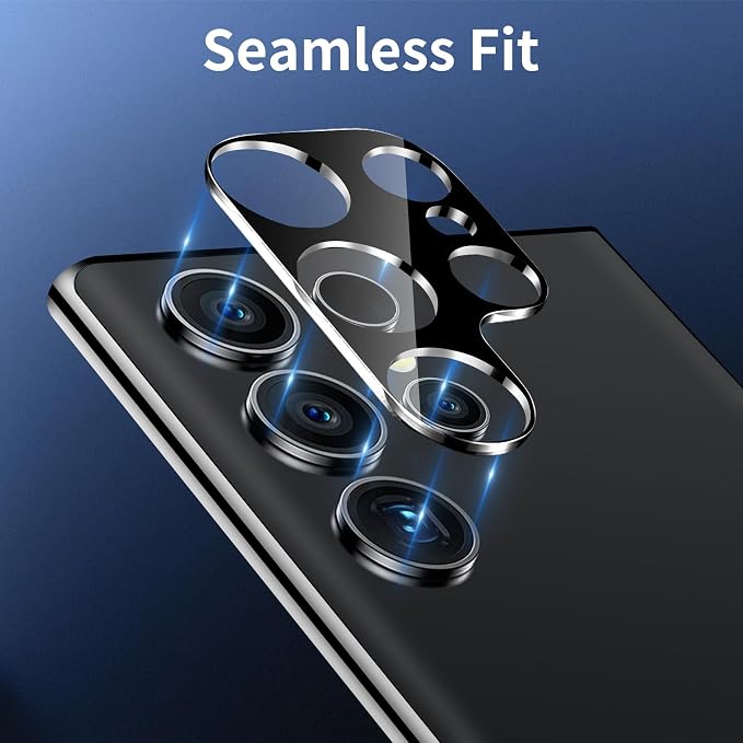 3 Pack Camera Lens Protector for Samsung Galaxy S25 Ultra, Tempered Glass - Image 6