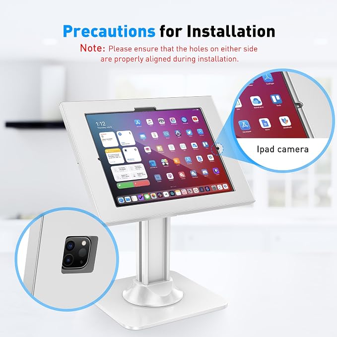 AboveTEK Anti-Theft iPad Kiosk Stand – POS iPad Security Mount - Image 7