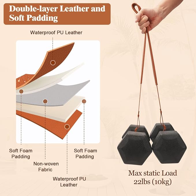 1.8”Wide Camera Strap, Fashionable PU Leather Camera Strap - Image 4