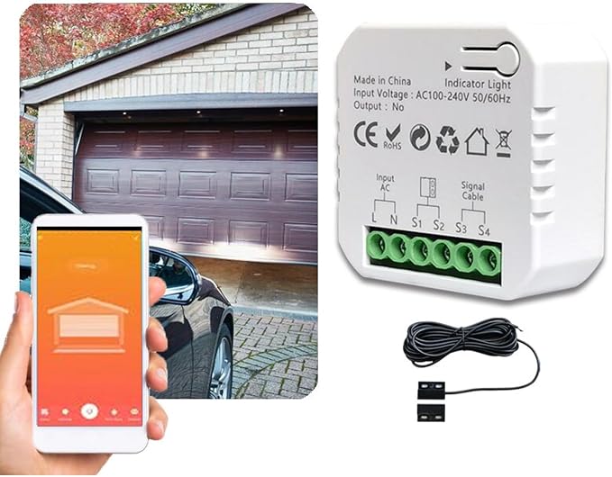 Garage Door Opener Kit, APP WiFi Remote Smart Garage Door Controller - Image 7