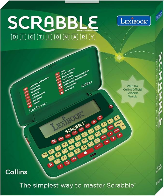 LEXiBOOK Scrabble Dictionary, Build and Pattern Function, 276 000 playable - Image 3