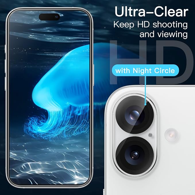 JETech Screen Protector for iPhone 16 6.1-Inch - Image 5