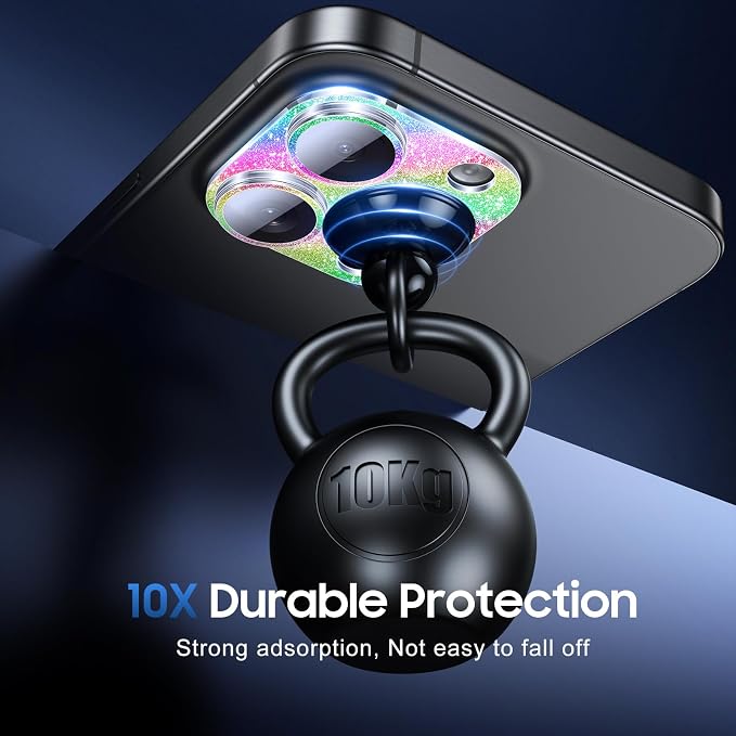 UniqueMe for 3 Pack iPhone 16 Pro/iPhone 16 Pro Max Camera Lens Protector - Image 2