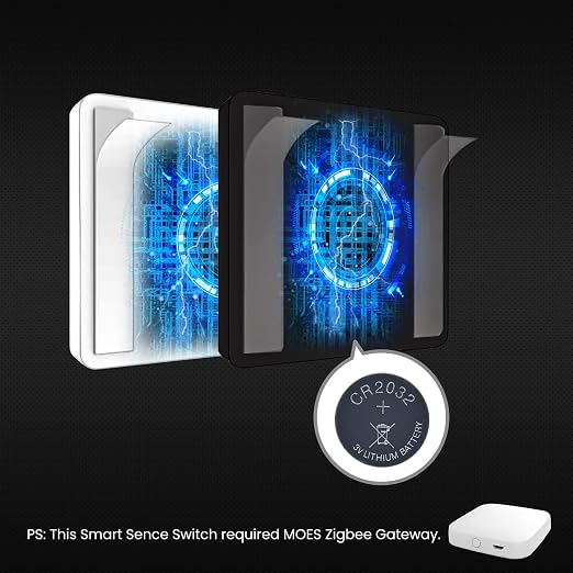 MOES Wireless Smart Scene Switch Button, Require MOES HUB, Zigbee Connection - Image 2