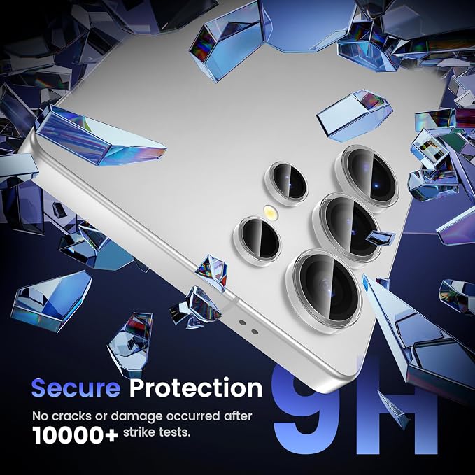 Tensea (3+2PCS Compatible with Samsung Galaxy S25 Ultra Camera Lens Protector - Image 5