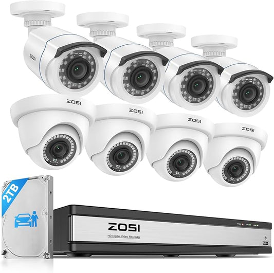 ZOSI Full 1080p 16 Channel Home Security Camera System by ZOSI