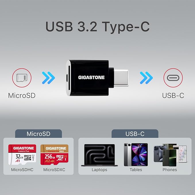【5-Years Data Recovery】 GIGASTONE 128GB Micro SD Card - Image 2