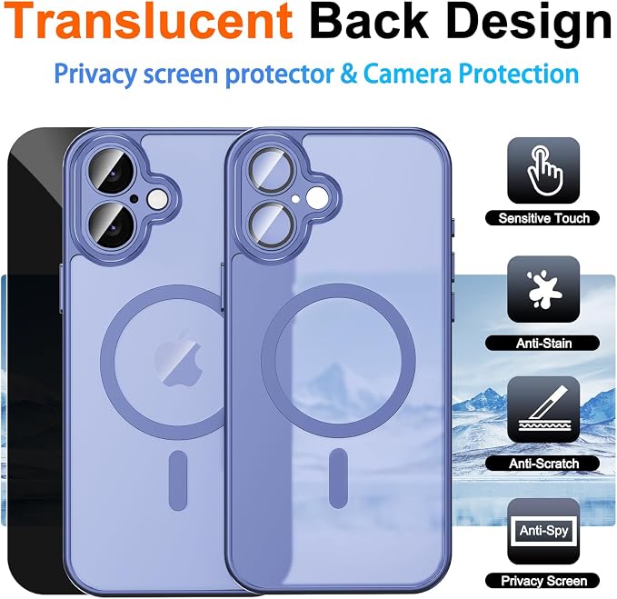 for iPhone 17 Case with Privacy Screen Protector and Camera Protection - Image 2