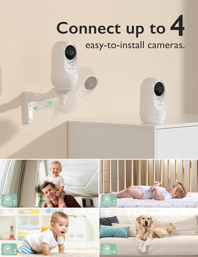 Momcozy Baby Monitor BM01 Add-on Camera Unit, 1080P HD Resolution, - Image 7