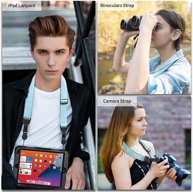 FIEIL 5 Pack Nylon iPad Strap, Adjustable Camera Neck Strap, Comfortable - Image 3