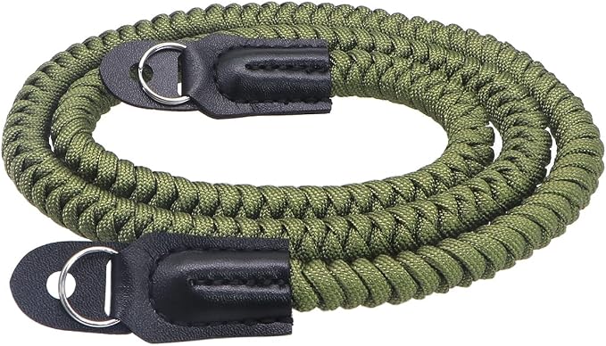 Paracord Woven Camera Neck Shoulder Strap Belt Hand Compatible by HITHUT