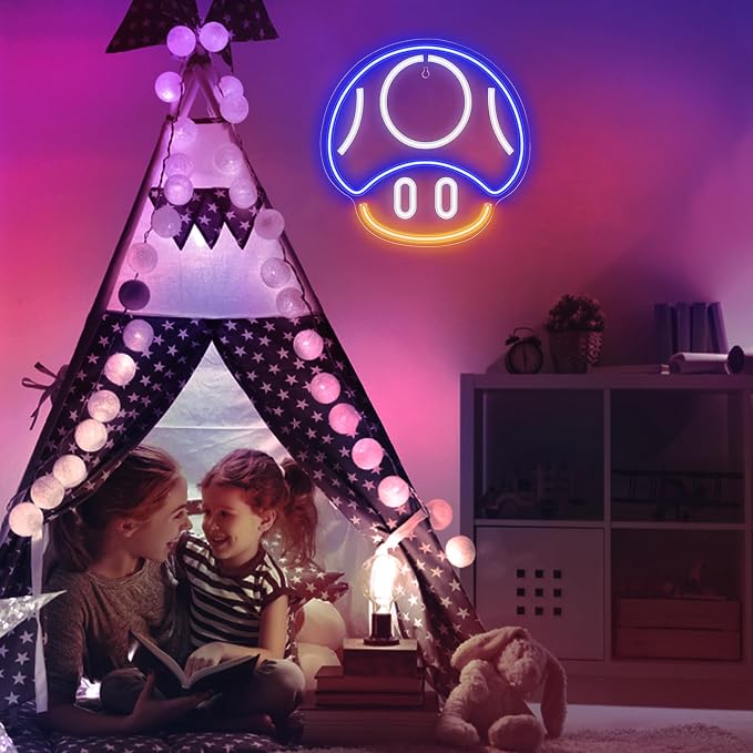 Kavaas Gaming Neon Sign, Mushroom Neon Sign - Image 6