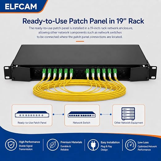 Elfcam® - 12-Fiber Single Mode LCA Pigtail 9/125um OS2 - Image 6