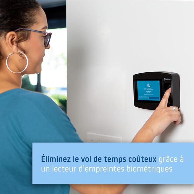 uAttend JR2000 Biometric Fingerprint, PIN Time Clock - Image 9