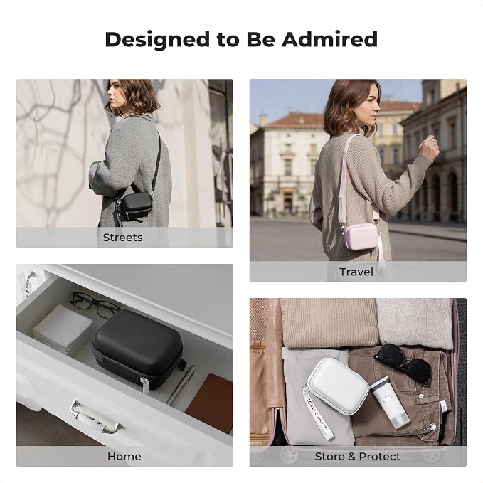 K&F CONCEPT Carrying Case for Digital Camera, Small Hard Shell Protective Case - Image 3