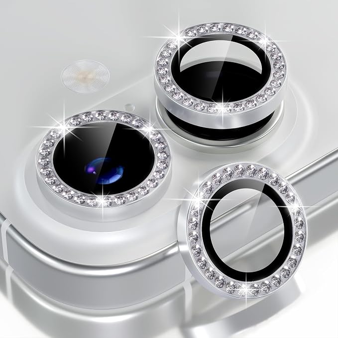 Choiche Compatible for iPhone 17 Camera Lens Protector Bling, 9H Tempered Glass by Choiche