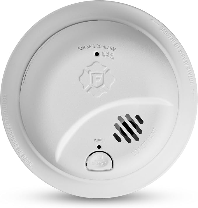 First Alert SMICO110, 10-Year Battery Combination Smoke & Carbon Monoxide Alarm by FirstAlert