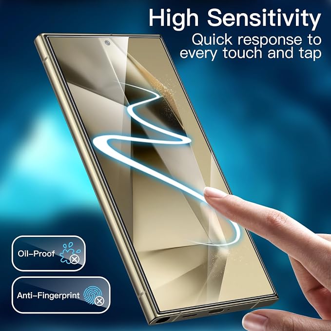 JETech Screen Protector for Samsung Galaxy S24 Ultra 5G 6.8-Inch - Image 7