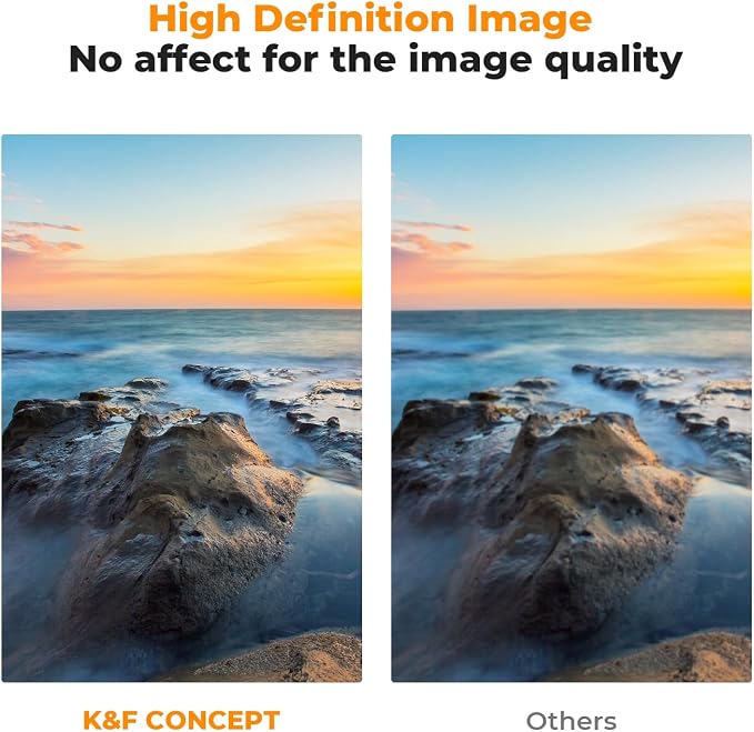 K&F CONCEPT 49mm Magnetic CPL+ND8+ND64+Magnetic Basic Ring+Lens Cap Camera Lens - Image 6